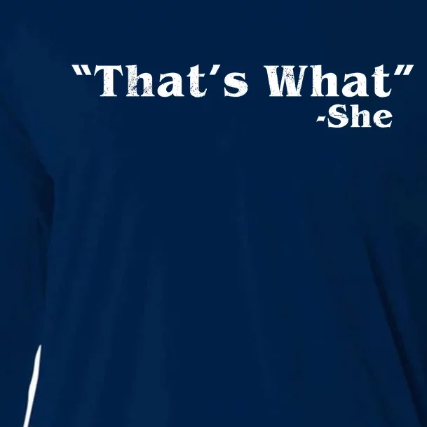 Distressed That's What - She Cooling Performance Long Sleeve Crew