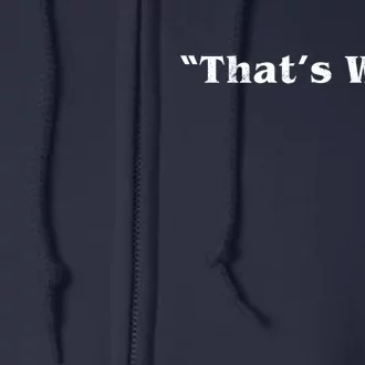 Distressed That's What - She Full Zip Hoodie