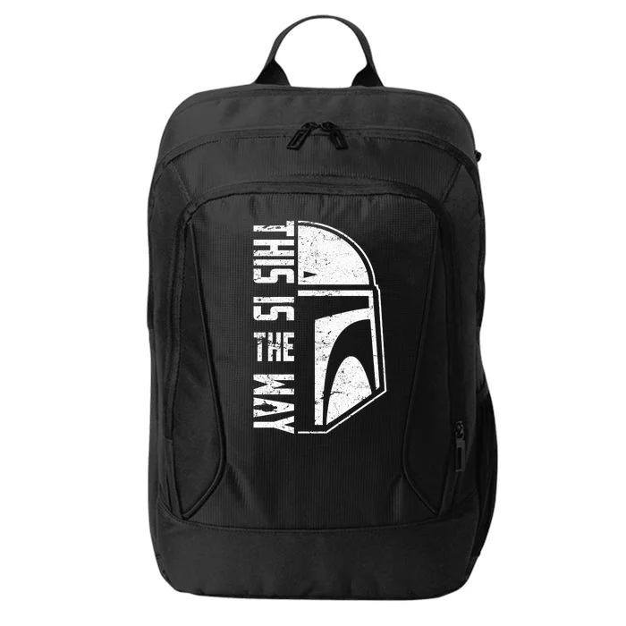 Distressed This Is The Way Helmet City Backpack