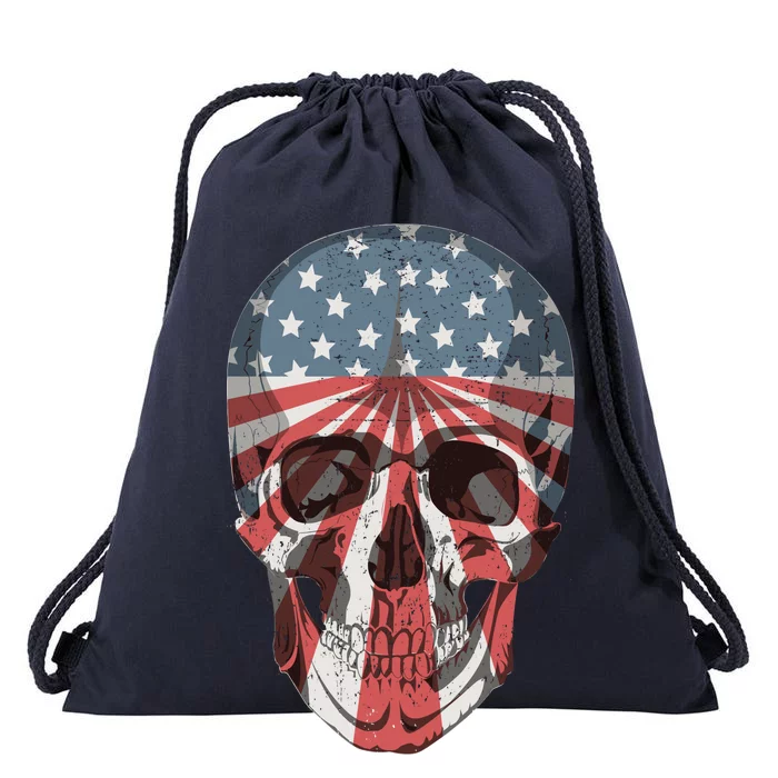 Distressed Undefeated World War Champs Drawstring Bag