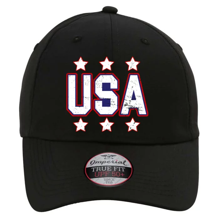 Distressed USA Patriotic Logo The Original Performance Cap