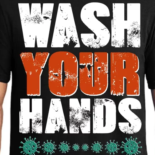 Distressed Wash Your Hands Funny Pajama Set