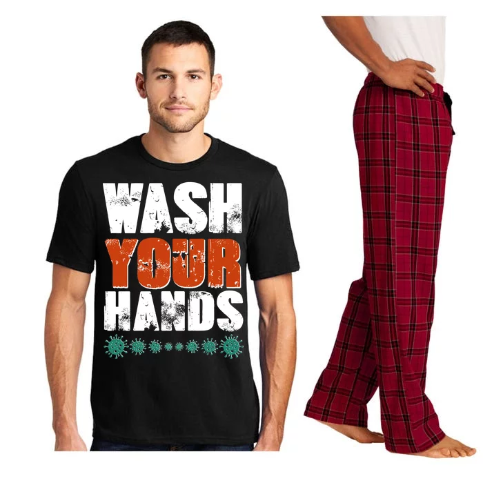 Distressed Wash Your Hands Funny Pajama Set