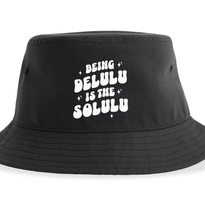 Delulu Is The Solulu Manifestation Sustainable Bucket Hat