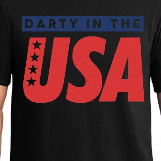 Darty In The Usa Independence Day American Pajama Set