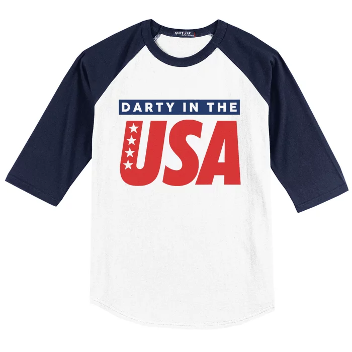 Darty In The Usa Independence Day American Baseball Sleeve Shirt