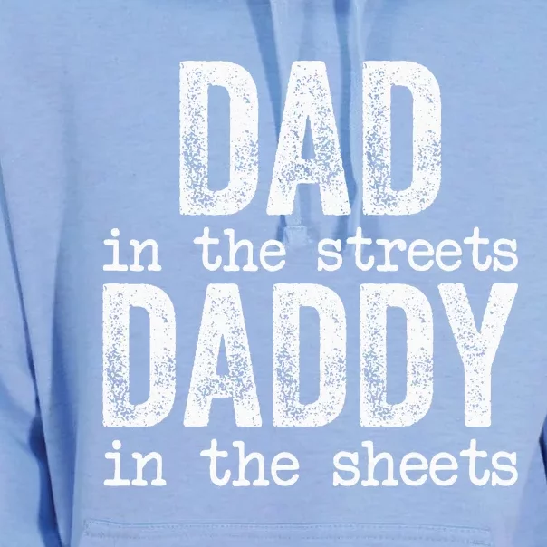 Dad In The Streets Daddy In The Sheets Funny Gift For Dad Unisex Surf Hoodie