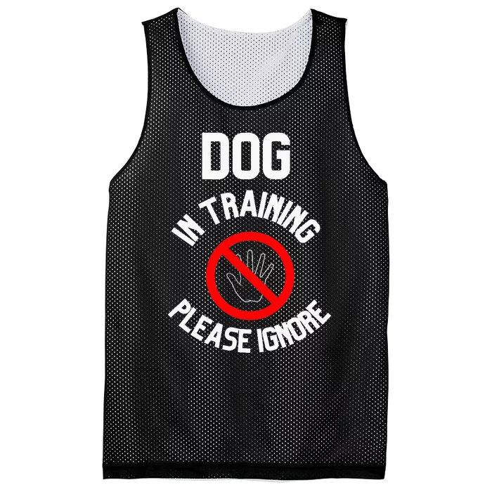 Dog In Training Please Ignore Mesh Reversible Basketball Jersey Tank