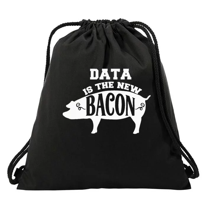 Data Is The New Bacon Engineering Drawstring Bag