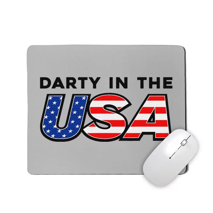 Darty In The Usa 4th Of July Fun Mousepad