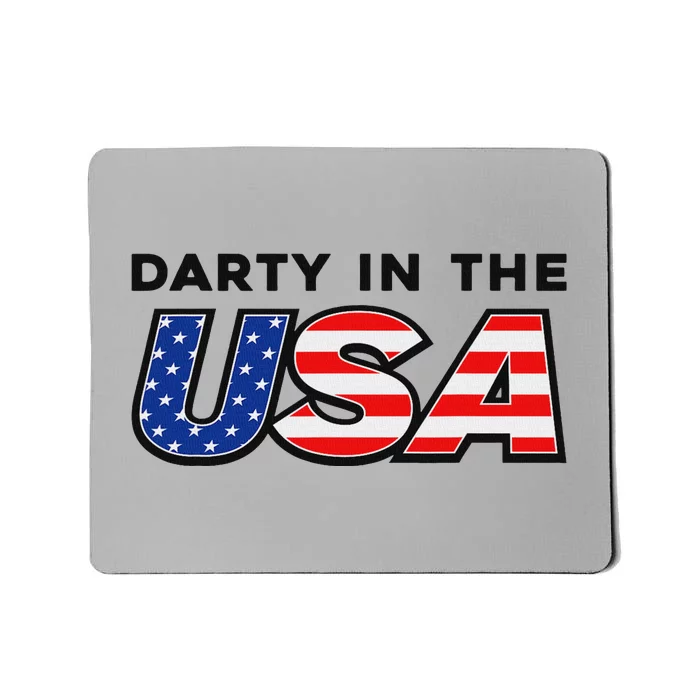 Darty In The Usa 4th Of July Fun Mousepad