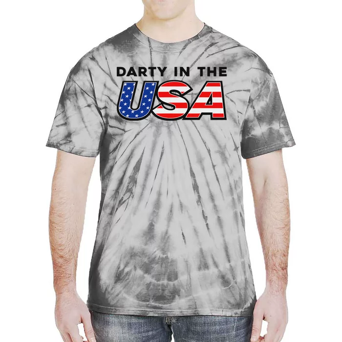 Darty In The Usa 4th Of July Fun Tie-Dye T-Shirt