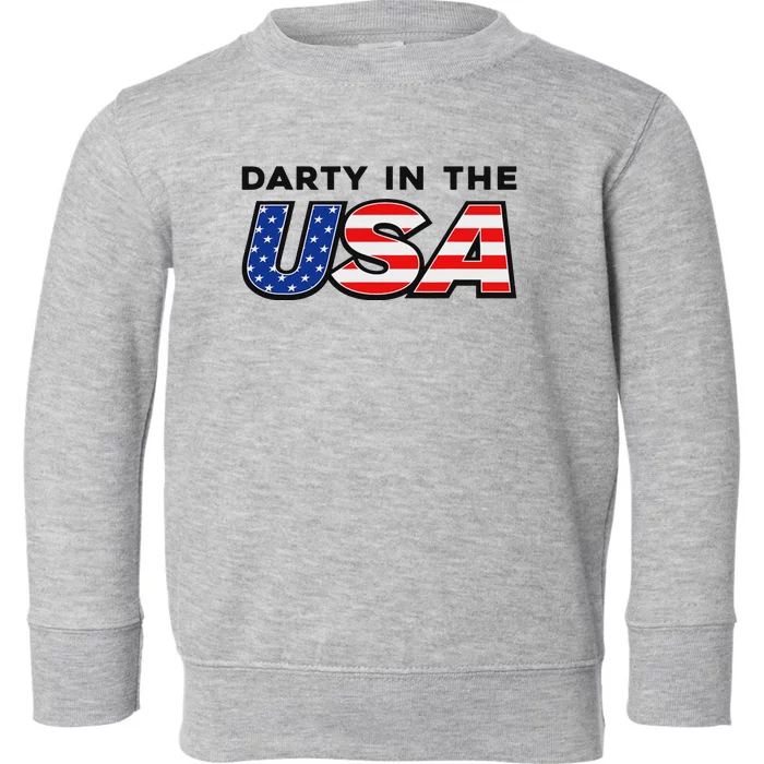 Darty In The Usa 4th Of July Fun Toddler Sweatshirt