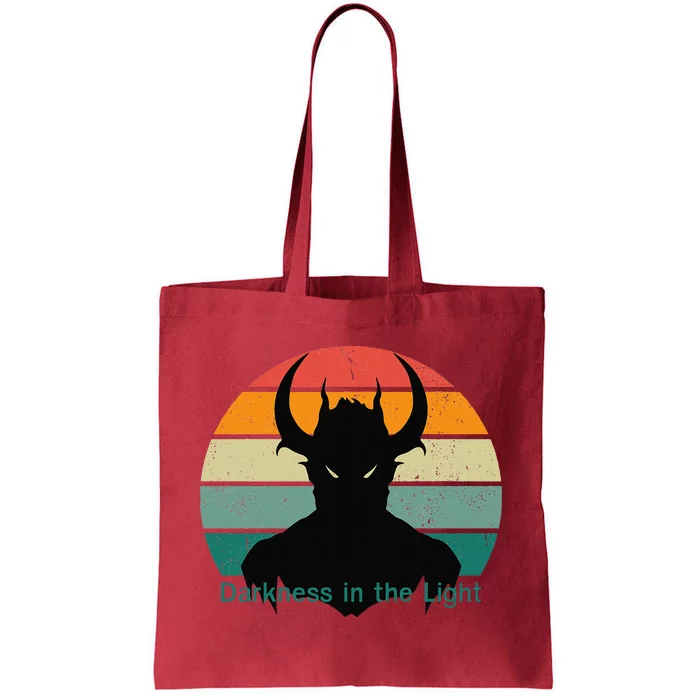 Darkness In The Light Tote Bag