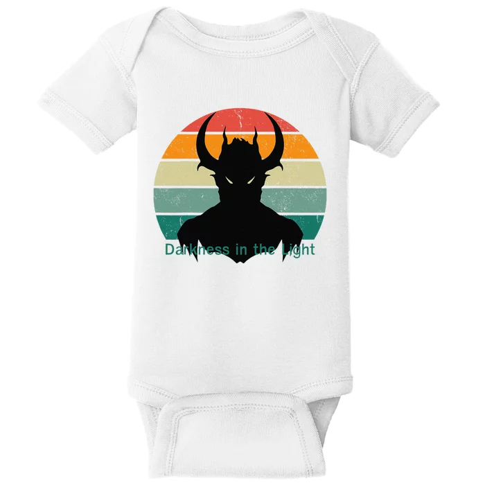 Darkness In The Light Baby Bodysuit