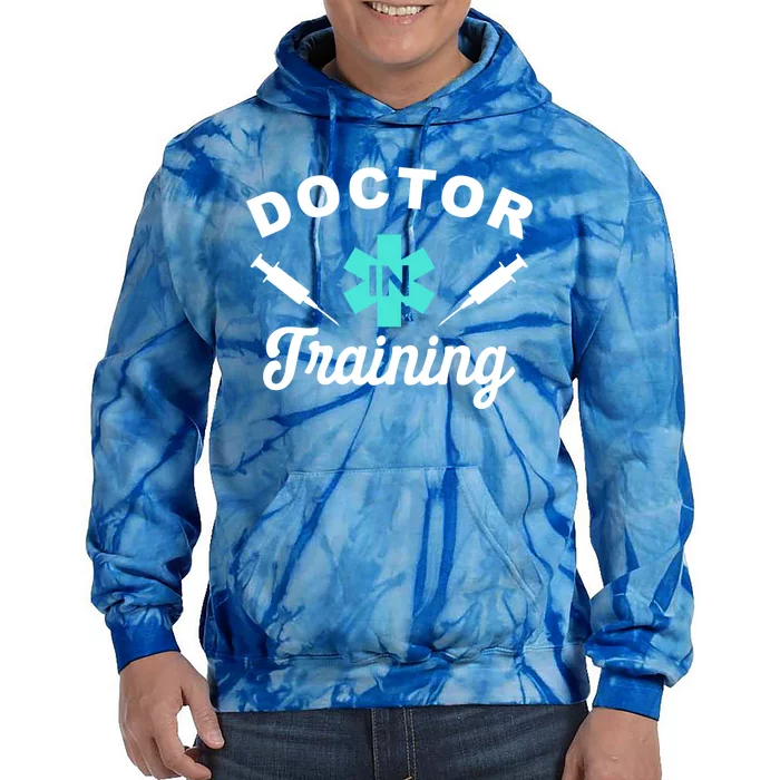 Doctor In Training Medical School Student Future Doctor Gift Tie Dye Hoodie