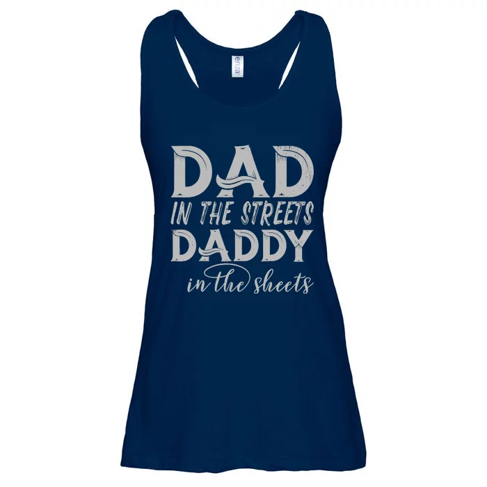 Dad In The Streets Daddy In The Sheets Presents For Dad Ladies Essential Flowy Tank