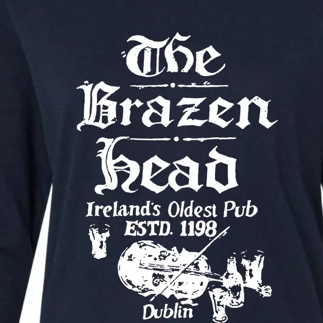 Dublin Ireland T Shirt Irish Beer Shirt Irish Pub Shirt Irish Bar Shirt Womens Cotton Relaxed Long Sleeve T-Shirt