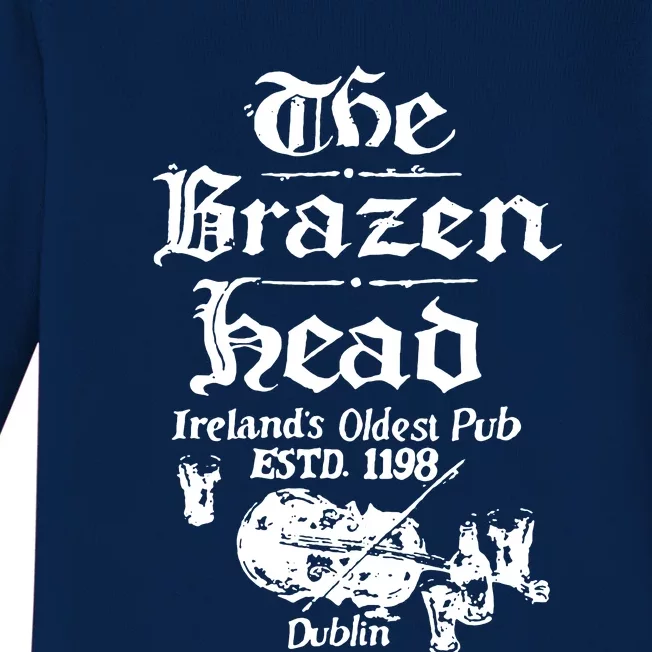 Dublin Ireland T Shirt Irish Beer Shirt Irish Pub Shirt Irish Bar Shirt Baby Long Sleeve Bodysuit