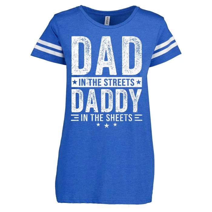 Dad In The Streets Daddy In The Sheets Enza Ladies Jersey Football T-Shirt