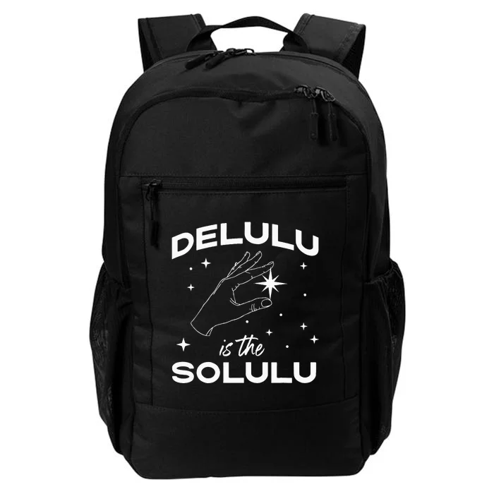 Delulu Is The Solulu Funny Social Media Daily Commute Backpack