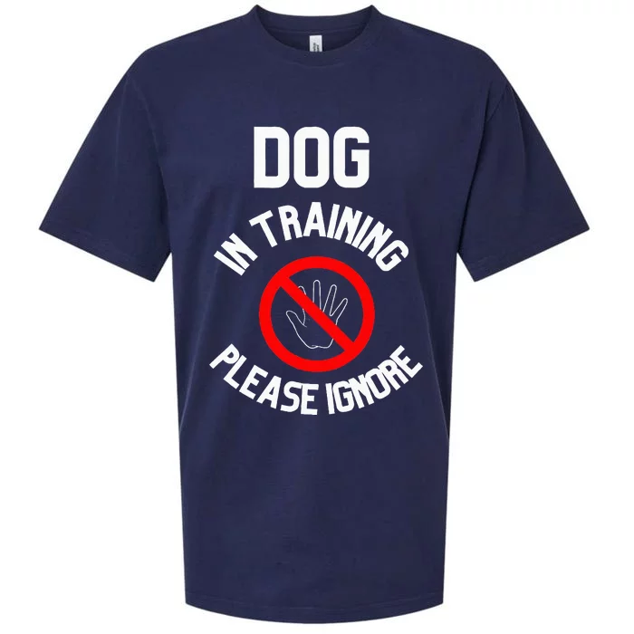 Dog In Training Please Ignore Sueded Cloud Jersey T-Shirt