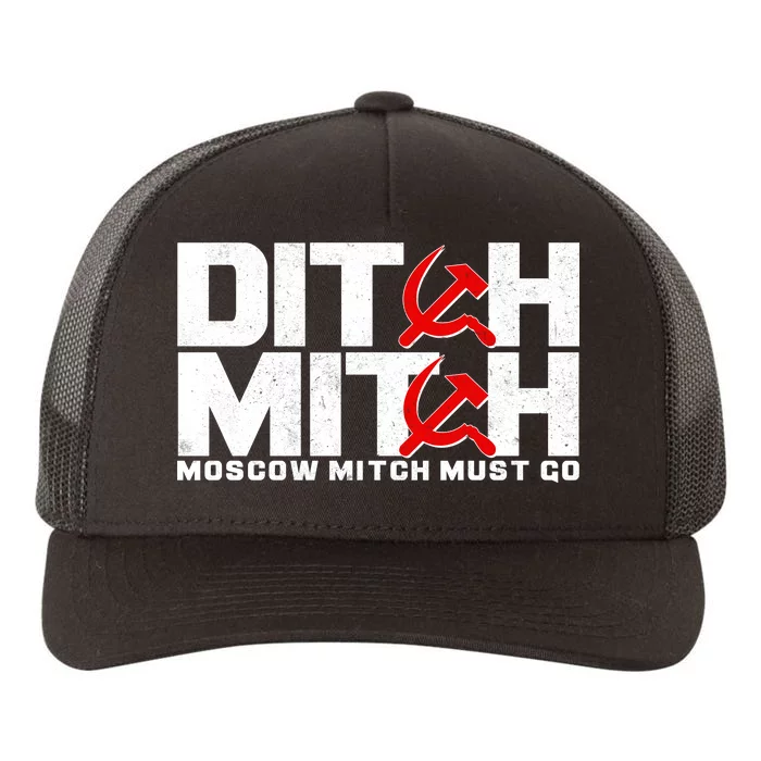 Ditch Mitch Moscow Mitch Must Go Yupoong Adult 5-Panel Trucker Hat