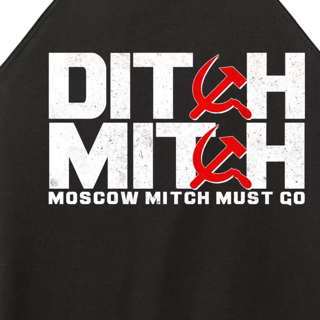 Ditch Mitch Moscow Mitch Must Go Women’s Perfect Tri Rocker Tank