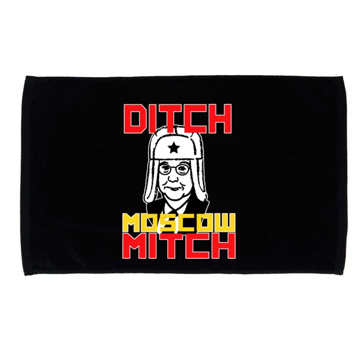 Ditch Moscow Mitch Funny Traitor Microfiber Hand Towel