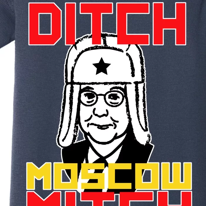 Ditch Moscow Mitch Funny Traitor Baby Bodysuit