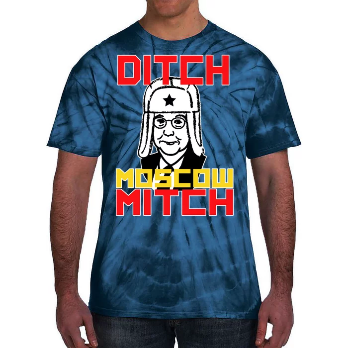 Ditch Moscow Mitch Funny Traitor Tie-Dye T-Shirt