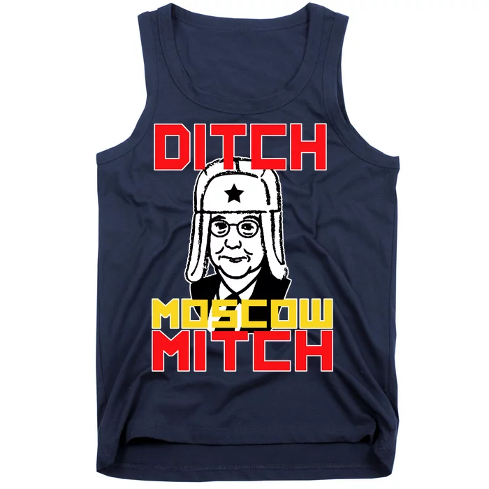 Ditch Moscow Mitch Funny Traitor Tank Top