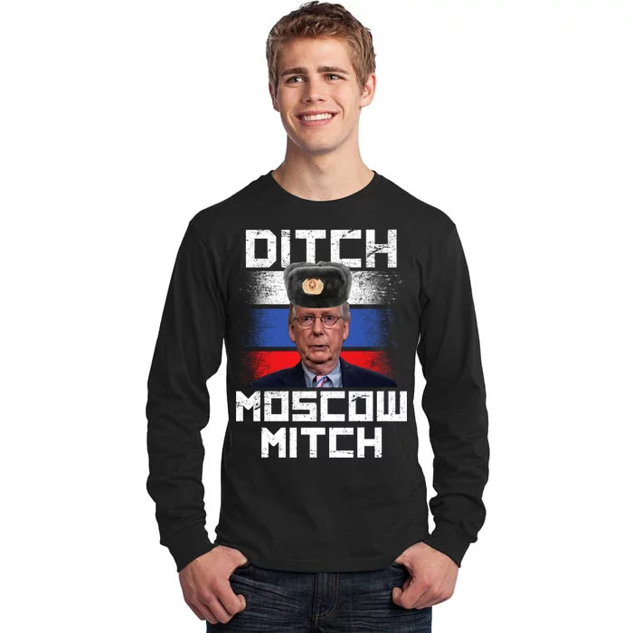 Ditch Moscow Mitch McConnell Tall Long Sleeve T-Shirt