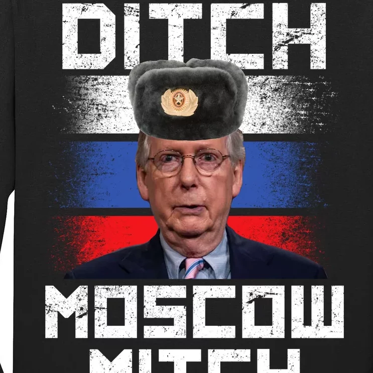 Ditch Moscow Mitch McConnell Tall Long Sleeve T-Shirt