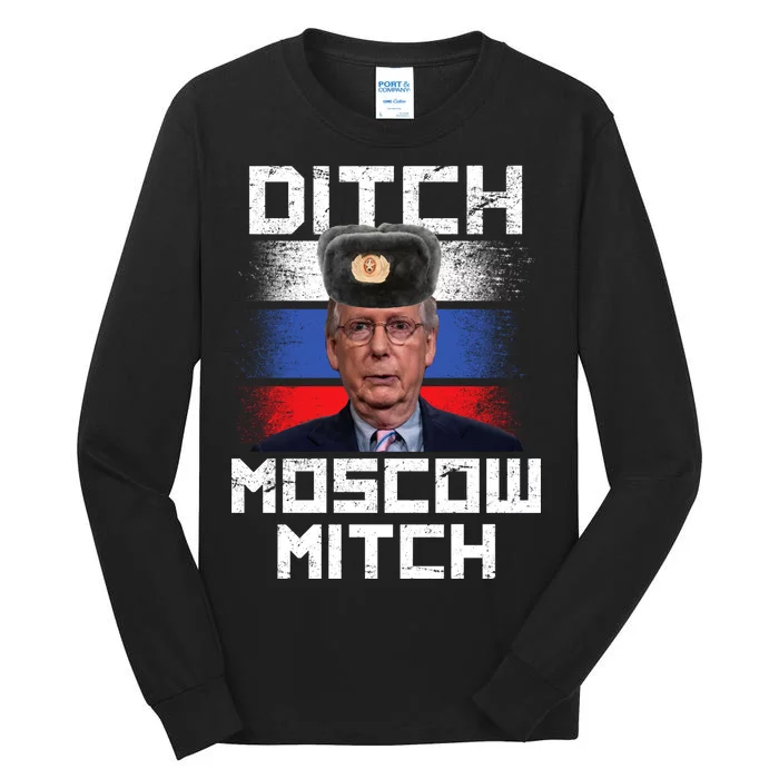 Ditch Moscow Mitch McConnell Tall Long Sleeve T-Shirt