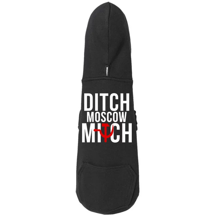 Ditch Moscow Mitch Traitor Doggie 3-End Fleece Hoodie