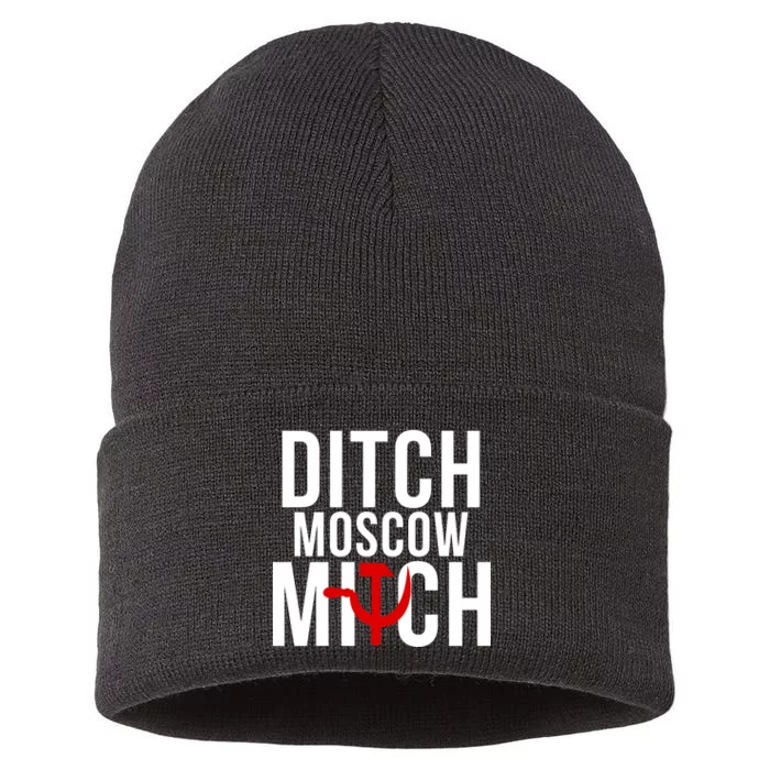 Ditch Moscow Mitch Traitor Sustainable Knit Beanie