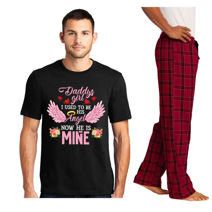 Daddys I Used To Be His Angel Now He Is Mine Great Gift Daughter Gift Pajama Set