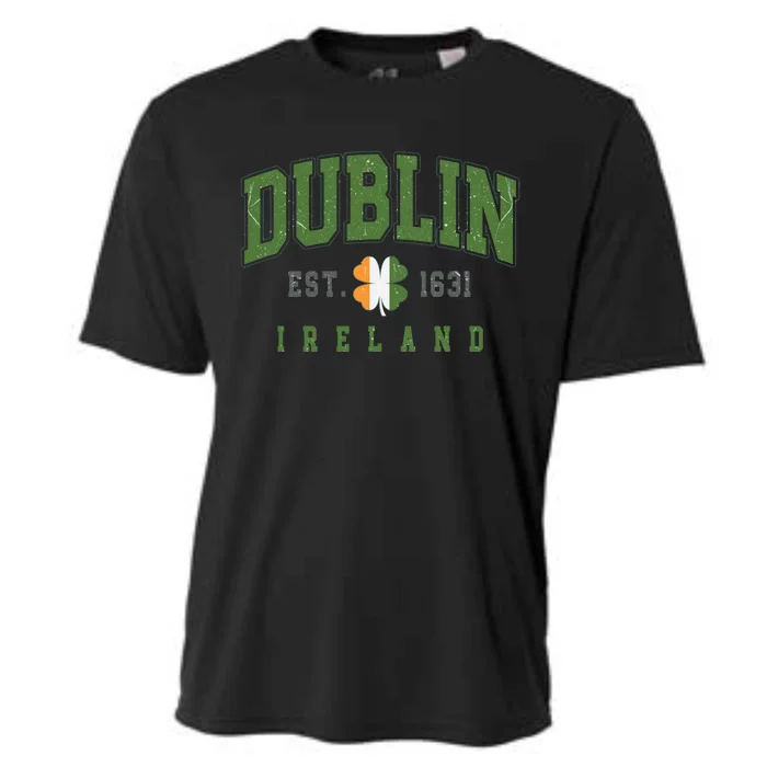 Dublin Ireland Vintage Est 1631 Cooling Performance Crew T-Shirt