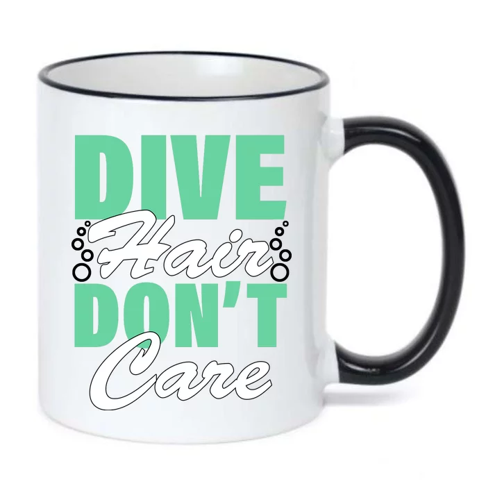 Dive Hair Don't Care Black Color Changing Mug