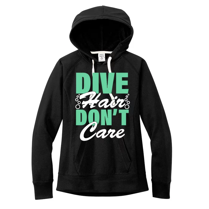 Dive Hair Don't Care Women's Fleece Hoodie