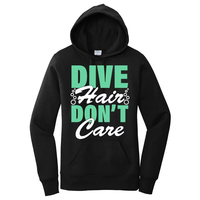 Dive Hair Don't Care Women's Pullover Hoodie