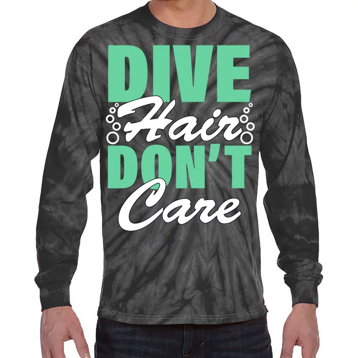 Dive Hair Don't Care Tie-Dye Long Sleeve Shirt