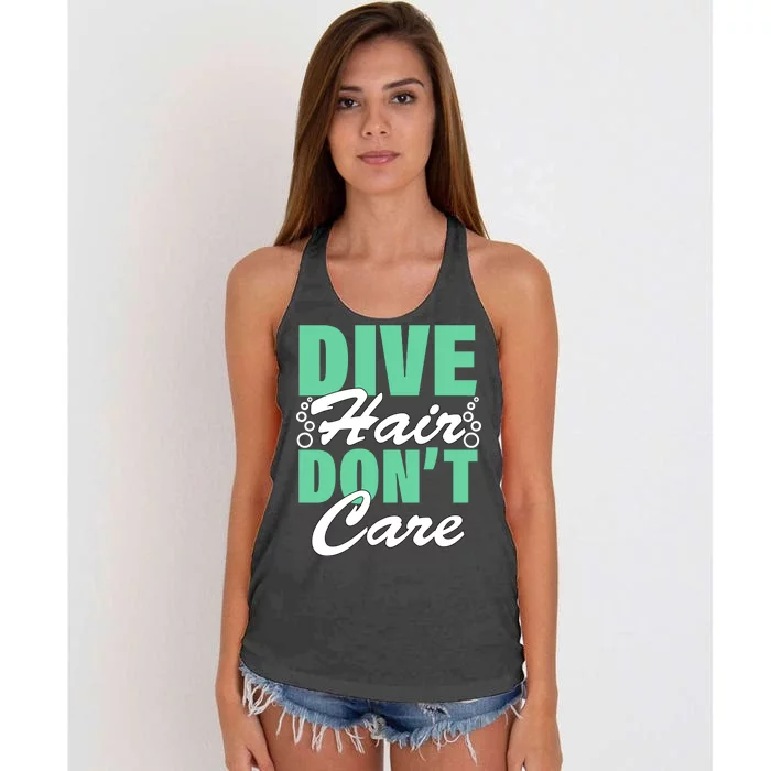 Dive Hair Don't Care Women's Knotted Racerback Tank