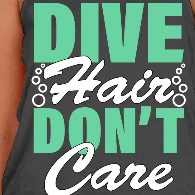 Dive Hair Don't Care Women's Knotted Racerback Tank