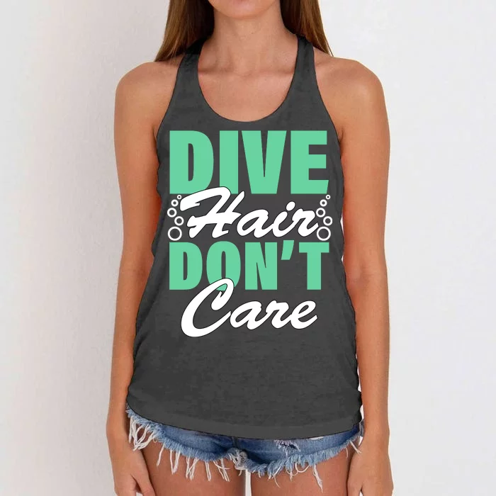 Dive Hair Don't Care Women's Knotted Racerback Tank