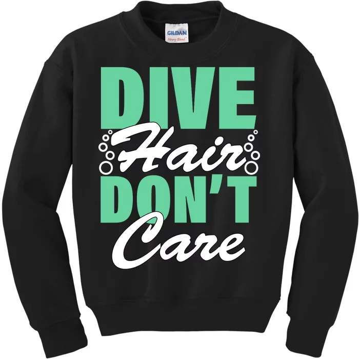 Dive Hair Don't Care Kids Sweatshirt