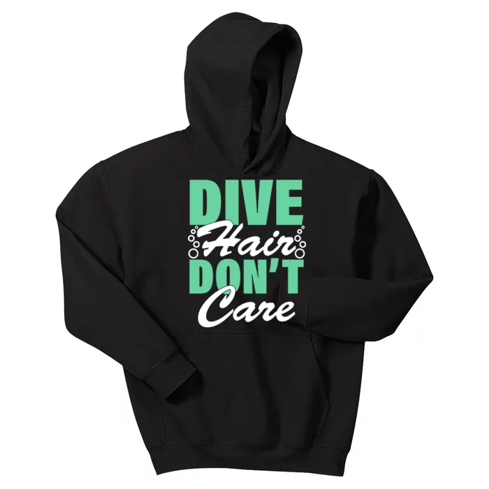 Dive Hair Don't Care Kids Hoodie