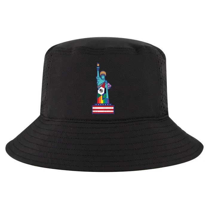 Diverse Statue Of Liberty Cool Comfort Performance Bucket Hat