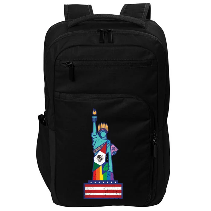 Diverse Statue Of Liberty Impact Tech Backpack